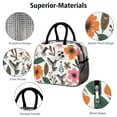 thumbnail image 4 of Obrewu Pioneer Flower and Bird Lunch Bag for Adult, Insulated, Leakproof, Oxford Cloth, 4 of 7