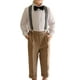 thumbnail image 3 of Traje de caballero para niños, traje formal para niños con pajarita, ropa formal, traje formal para cena de cumpleaños, celebración de cócteles, 120, 3 of 8
