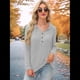thumbnail image 4 of Suéteres de Mujer, Sudaderas con Capucha de Larga de Otoño, Sudaderas para Mujer, Ropa Informal Holgada de Moda Gris XL, 4 of 6
