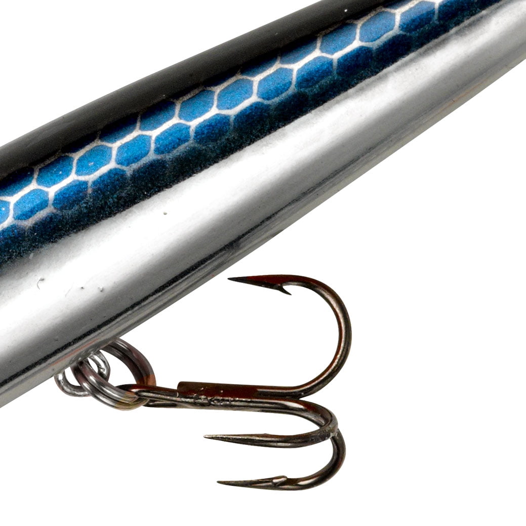 Rebel Track Down Minnow Slick Slow Sinking Slick Black Minnow 2 1/2" 5/32 oz.