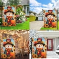 thumbnail image 6 of Welcome Fall Garden Flag Vertical Double Sided 12x18inch Snowman Sunflower Pumpkin Small Garden Flag for Outside Farmhouse Seasonal Holiday Yard Decor, 6 of 6