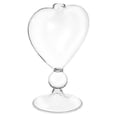 thumbnail image 1 of Jarrón de flores hidropónicas Plantilla de vidrio transparente Desktop Design Vase de flores de diseño de corazón, 1 of 7