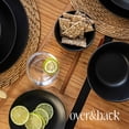 thumbnail image 5 of over&back Coupe Miniature Bowl Set, Dishwasher & Microwave Safe, 4 Mini Bowls, Semi-Matte, Black, 5 of 9