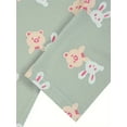 thumbnail image 6 of ATAIKU Little Girls Long Sleeve Pajamas 2 Piece Green Girl Pjs Set Kids Cotton Sleepwear 6 Years, 6 of 10