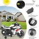 thumbnail image 5 of Motocicleta para niños, Motocicleta eléctrica para niños de 12V, juguetes infantiles, con manillar de competición, asiento de PU, color blanco., 5 of 8