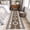 Brown, variant on Blue Aztec Bathroom Mats 2x3 FT, Non Slip Small Kitchen Mat, Boho Southwest Farmhouse Ethnic Motifs Washable Soft Backed Front Door Throw Rugs Non-Shedding Indoor Outdoor Doormat for Entryway Sink