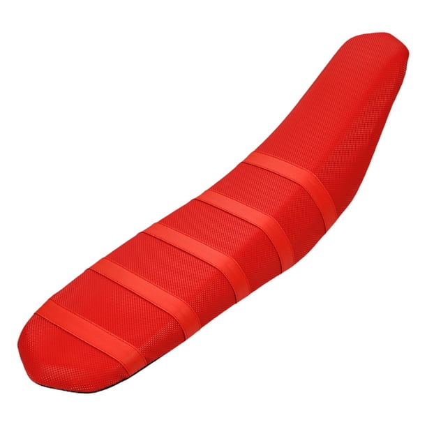Funda para asiento de motocicleta, funda protectora para asiento de motocross eléctrica Rojo