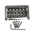 thumbnail image 1 of Tachiuwa Guitar Tailpiece with Rigid Chrome Metal Bridge with Screw Key Electric Guitars, 1 of 6