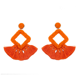 thumbnail image 1 of Pendientes de borla en forma de abanico, pendientes huecos, conjunto de pendientes de aro colgantes, pendientes colgantes bohemios Retro para niñas y mujeres Xemadio HMHZ579-7, 1 of 3