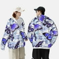 thumbnail image 6 of Easygdp Butterflies Lightweight Long Sleeve Sun Shirt Sports long-Sleeved Sun Protective Clothing, Quick Drying Breathable - XX-Large, 6 of 9