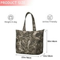 thumbnail image 4 of Brown Camo Deer Tree Pattern Travel Tote Bags for Women Carry On,Large Weekender Bags for Women Travel,Multi Functional Duffle Bag for Work,Shopping,Sports, 4 of 5