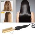 thumbnail image 2 of Peine para calentar el cabello, soporte para evitar escaldaduras Peine para alisar el cabello con sincronización de los aos 60 para diferentes tipos d,Peine calefactor Peine calefactor eléctrico Peine Higoodz Salud y Belleza, 2 of 8