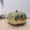 thumbnail image 1 of Adornos de Halloween, Decoración de Halloween, Regalos de Halloween Calabaza Adorno de calabaza de Halloween vintage Lente de espejo reflectante Agente descontaminante de calabaza, 1 of 1