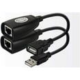 thumbnail image 1 of Adaptateur d'Extension USB vers RJ45 sur Câble Répartiteur USB 2.0 Ethernet sur Cat5/Cat5e/Cat6, 1 of 5