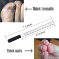 thumbnail image 2 of Toe Nail Files for Thick Nails,Stainless Steel 4 Sides 7 inch Length,Nail Files, 2 of 5