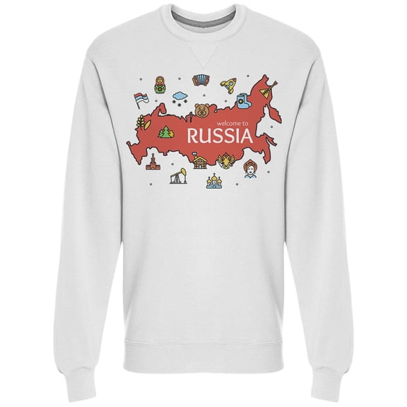 Russia Culture Sweatshirt Men -Image by Shutterstock, Male XX-Large