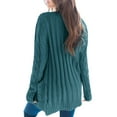 thumbnail image 2 of Womens Cardigan Sweaters Open Front Knitwear Coat with Pockets, 2 of 2