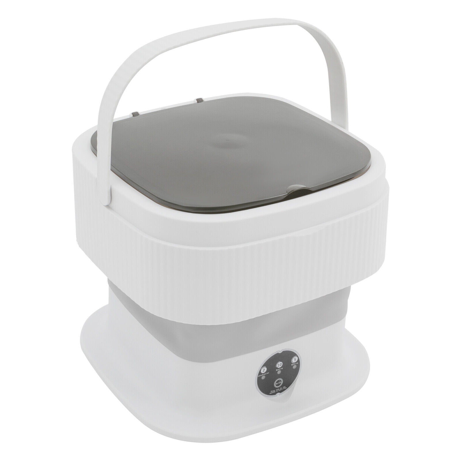 10L/2.64Gal Portable Washing Machine Foldable Bucket Washer 320RPM 40W