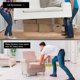 thumbnail image 3 of 40Pcs Easy Move Heavy Thickening Furniture Leg Slider Pads Self-Adhesive Floor Mat Floor Protector A, 3 of 5
