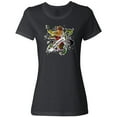thumbnail image 3 of Inktastic Buchanan Tartan Lion Women's T-Shirt, 3 of 5