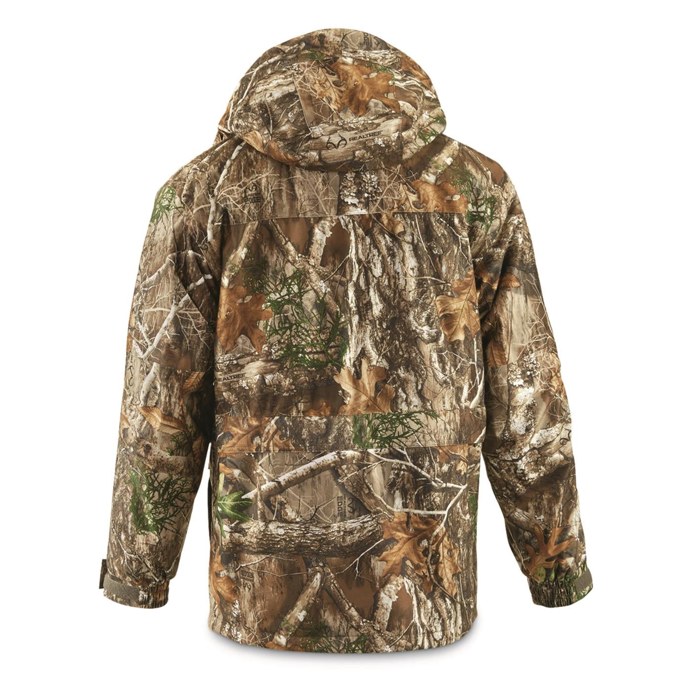 Guide Gear Steadfast 4-in-1 Hunting Parka, 150 Gram Thinsulate, Waterproof Realtree Edge XL