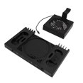 thumbnail image 1 of Estacia de Enfriamiento de Consola de Juegos, Dual Controlador Carger Dock Console Console Stand de Enfriamiento ABS Diseño de Ranura de Disco Potente para la Serie X, 1 of 7