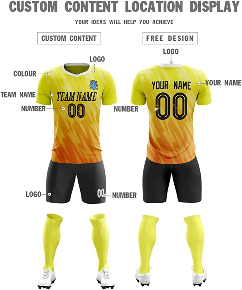 Cheap Football Shirts Uniform Custom Logo Name Number Jerseys