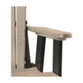 thumbnail image 3 of HomeStock Fan Back Glider in Weatherwood - Comforting Outdoor Seating Crafted from Recycled Materials, Ideal for Relaxation in Any Environment, 3 of 7