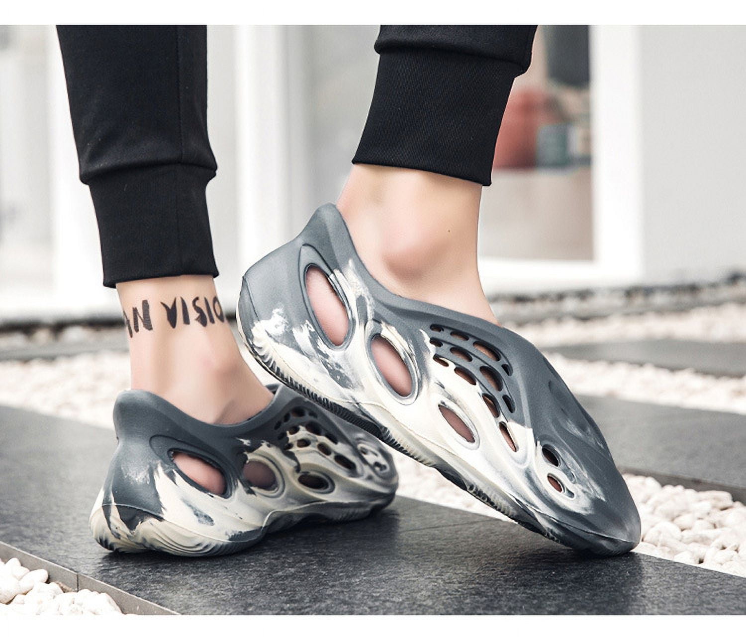 Foam Runners On Girls Yeezy Foam Runner Outfit For Girls TikTok Shop