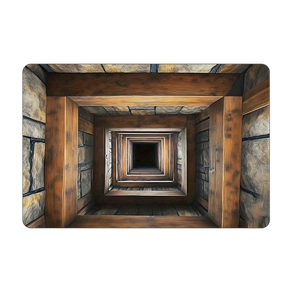 A Entrance Door Mat With Stereoscopic Visual Effect Carpet For Household Absorbent Nonslip Foot Mat In 40X60Cm