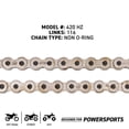 thumbnail image 2 of Niche 420 Drive Chain 116 Links Non O-Ring with Master Link Motorcycle 519-CDC2295H, 2 of 4