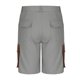 thumbnail image 4 of Mens Casual Pantalones Cortos Color Sólido Algodón-Lino Botón Multi-Bolsillo Grande Bolsillo Ropa de Trabajo Medio Pantalones Cortos, Pantalones Casuales de Poliéster, 4 of 6