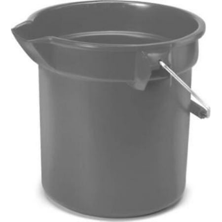 Grand Bucket - Brute 14 QT Grey Round Bucket Commercial Grade Only One