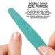 thumbnail image 5 of Lima de uñas 100/180, 10 piezas de limas de uñas para uñas naturales en 5 formas, lima de uñas para uñas acrílicas, juego de manicura y pedicura, 5 of 6