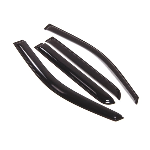 TuningPros Outside Mount Window Visor Deflector Smoke Tinted 4 Pcs Set For 2007-2014 Cadillac Escalade