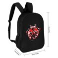 thumbnail image 2 of Helluva Boss Moxxie Backpacks Basic Shoulder Daypack Bookbag Satchel Knapsack Rucksack-XTYD1727, 2 of 2
