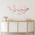 thumbnail image 4 of Peach Blossom Branch Pegatina de pared Decoración del hogar Decoración del hogar PVC Flores de primavera Decal de pared para la oficina de la, 4 of 8