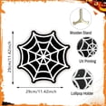 thumbnail image 3 of Dalxymotic Halloween Lollipop Stand, Ghost Pumpkin Web Candy Rack, Tabletop Treat Display Accent, Candy Stand, Halloween Party Dessert Decor for Home, Kitchen, Counter, Buffet, 3 of 9