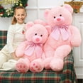 thumbnail image 6 of MorisMos 40" Pink Giant Teddy Bear Plush Big Bear Stuffed Animal, 6 of 8