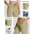 thumbnail image 6 of liyiyiyia Lightweight Travel Fishing Pants Women Outdoor UPF 50+ Cargo Hiking Pant Quick-Dry Workwear for Women, 6 of 9