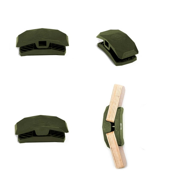 150-Degree Playwood Connector for Tool- Free Furniture Assembly - Military Green