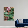 thumbnail image 3 of Great Big Canvas "Aqua Lilies"  by Mindy Sommers Brown Dark Forest Green   Wrapped Canvas Print Wall Artwork, 3 of 7