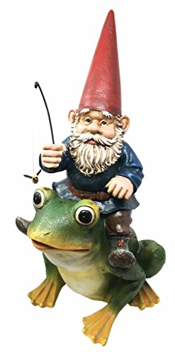 Home & Living Home Décor Gnome on horseback on toad etna.com.pe