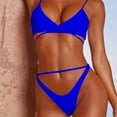 thumbnail image 3 of Traje De Baño Sin Aros Traje De Baño Ropa De Playa Vendaje Mujer Bikini Triángulo Vendaje Split Bikini Con Almohadilla Para El Pecho Para Playa Piscina Verano Mujer Yuarrent OD010458-02, 3 of 6