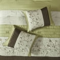 thumbnail image 4 of Madison Park Serene 7-Piece Fabric Embroidered Comforter Set in Green, 4 of 12