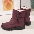 thumbnail image 4 of Botines Cálidos Botas de nieve de invierno Botas de plataforma de tobillo antideslizantes Regalos para madres amigas Ndcxsfigh Tenis De Mujer Tenis De Hombre, 4 of 7
