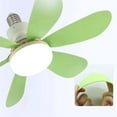 thumbnail image 2 of Mistaha Modern E27 Ceiling Fan Light with Three-Color Dimming, Remote Control, Timer, Variable Speed, and Colorful Blade Options, 2 of 6