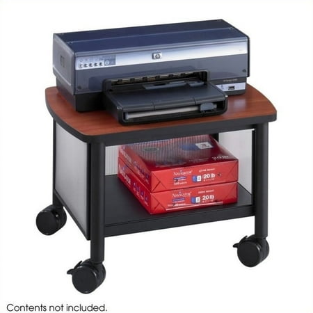 Scranton & Co Under Table Printer Stand in Black