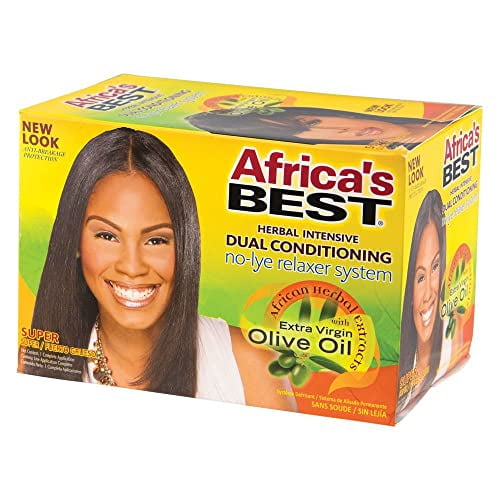 africa's best no-lye relaxer system super