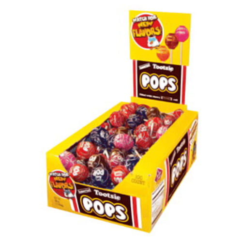 Tootsie Roll Lollipops - 100 Pops/Box, 3 Pack - Walmart.com - Walmart.com